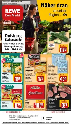 Vorschau von dem Prospekt des Geschäftes Rewe, gültig ab dem 27.07.2026