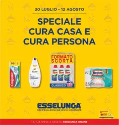 Anteprima dell'opuscolo Esselunga S volantino Casa e Persona dal negozio Esselunga S valido da 30/07/2026