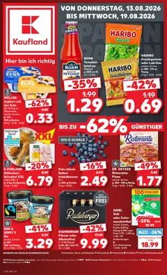 Vorschau von dem Prospekt des Geschäftes Kaufland, gültig ab dem 13.08.2026