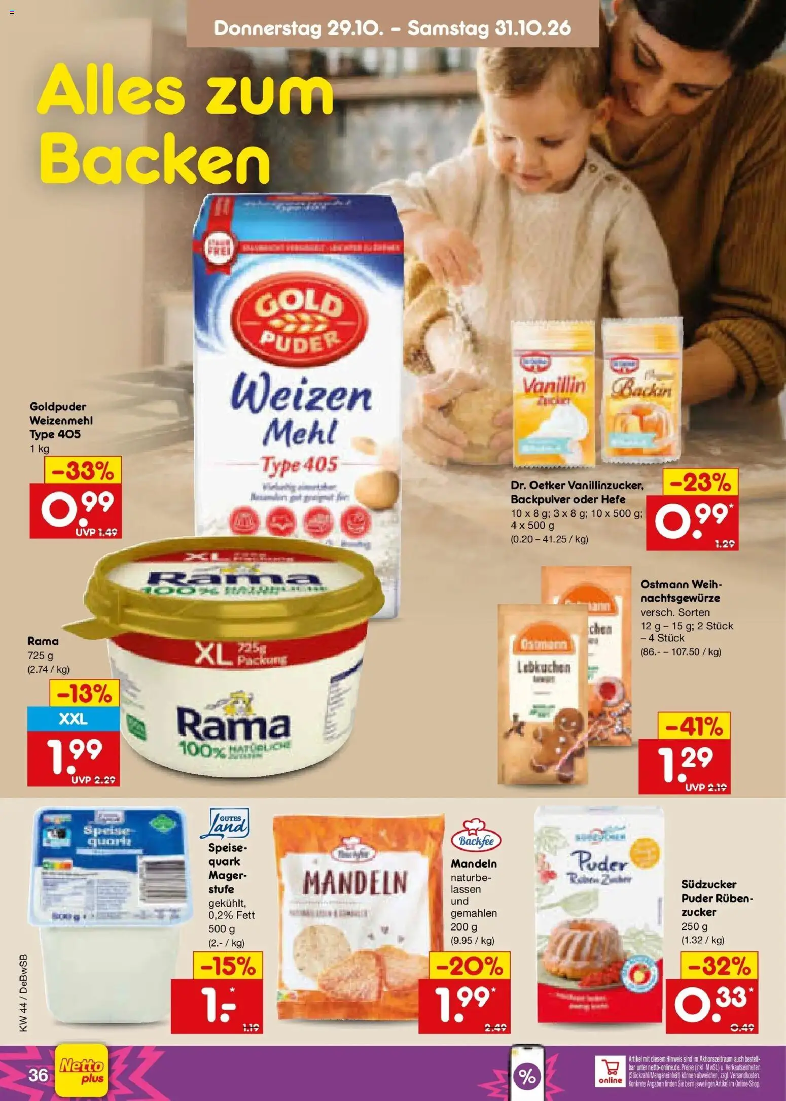 Vorschau von dem Prospekt des Geschäftes Netto Marken-Discount, gültig ab dem 26.10.2026