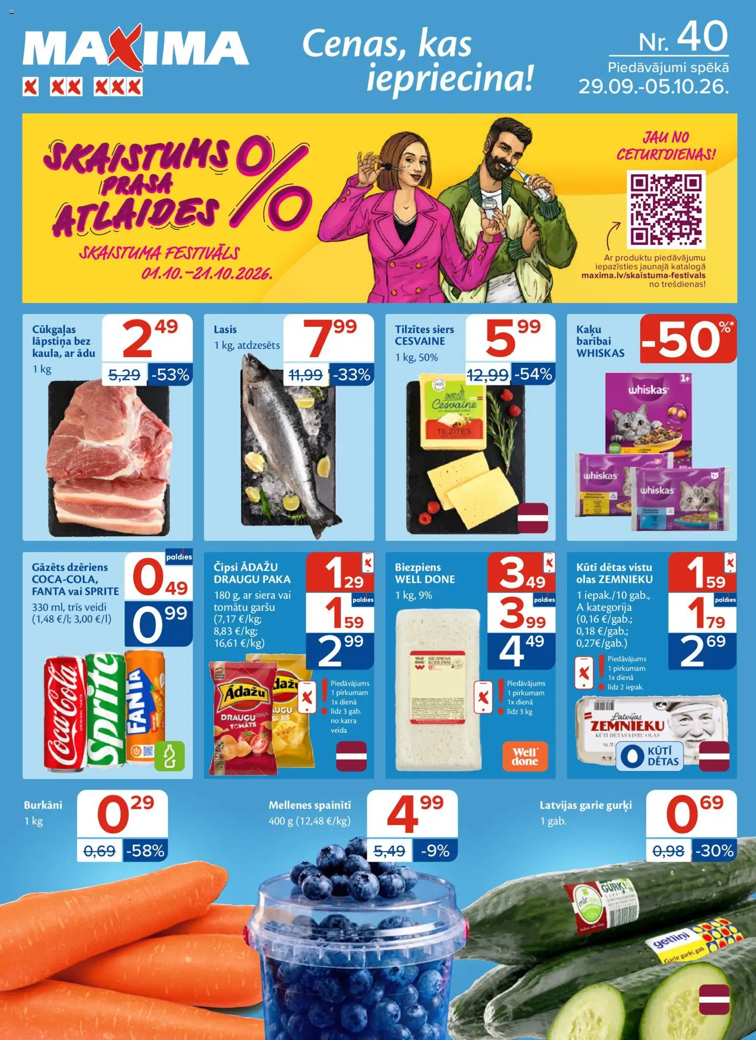 Maxima Akciju buklets (29.09. - 05.10.2026)