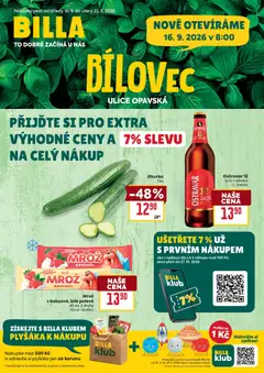 Náhled nabídky: Billa Billa leták - Bílovec platný od 16.09.2026