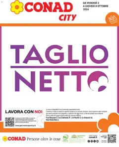 Anteprima dell'opuscolo Conad volantino City Lombardia dal negozio Conad valido da 02/10/2026
