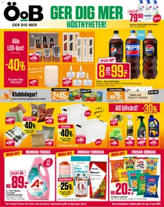Förhandsgranska reklamblad ÖoB erbjudanden från butik ÖoB gäller från 31/08/2026