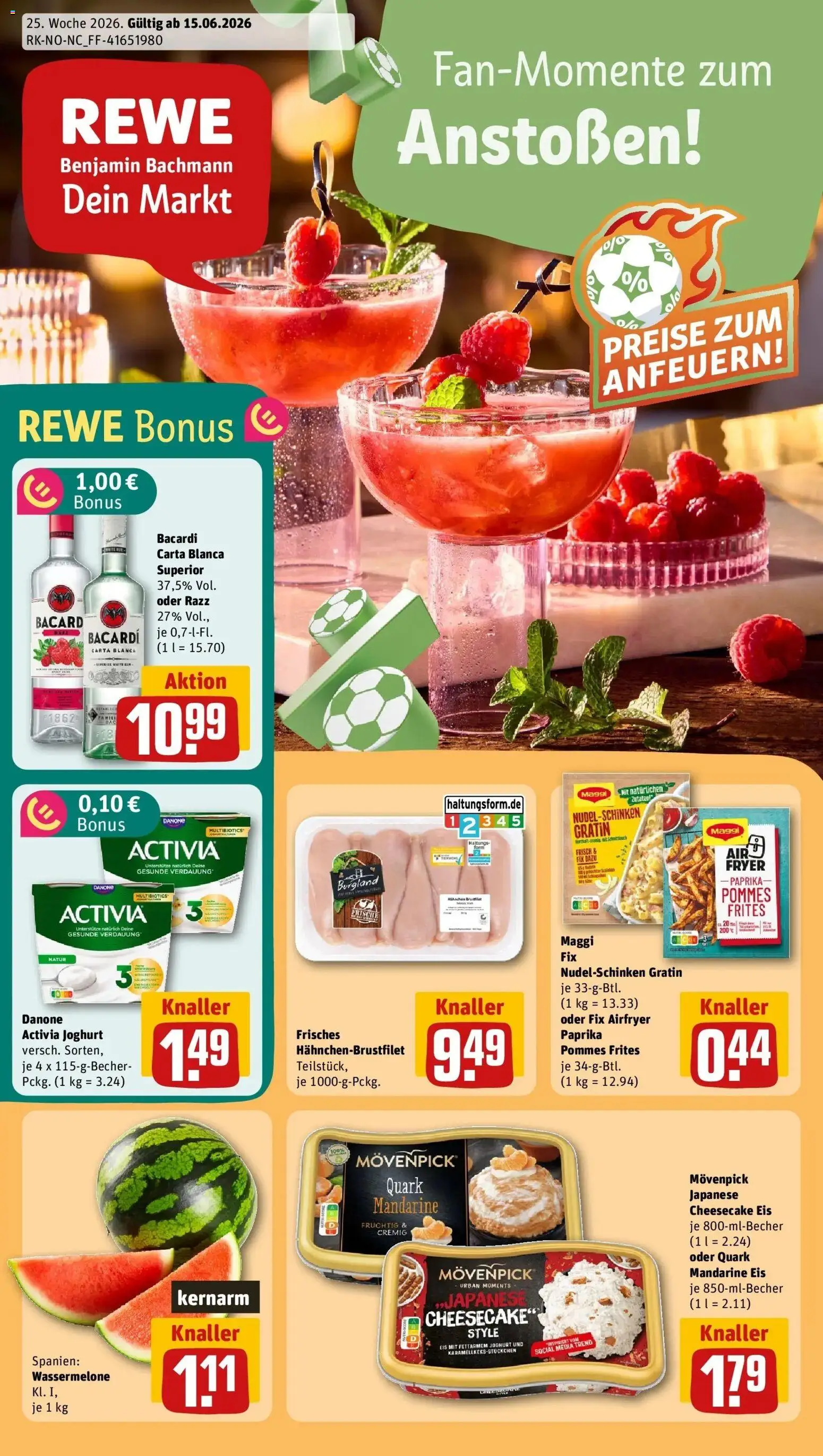 Vorschau von dem Prospekt des Geschäftes Rewe, gültig ab dem 14.06.2026