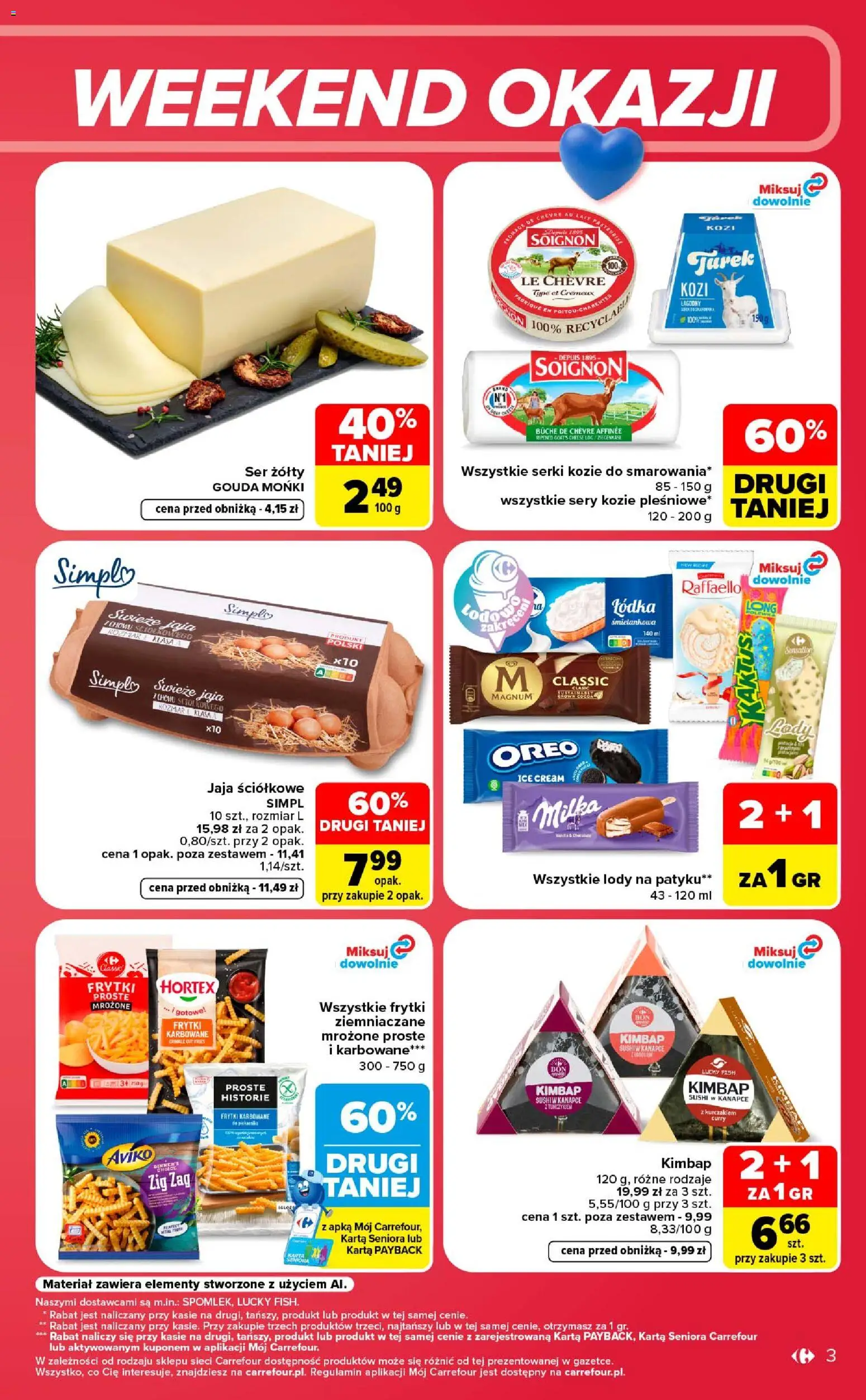 Pogląd gazetki "Carrefour gazetka - Weekend okazji" ze sklepu Carrefour ważnej od 27.08.2026