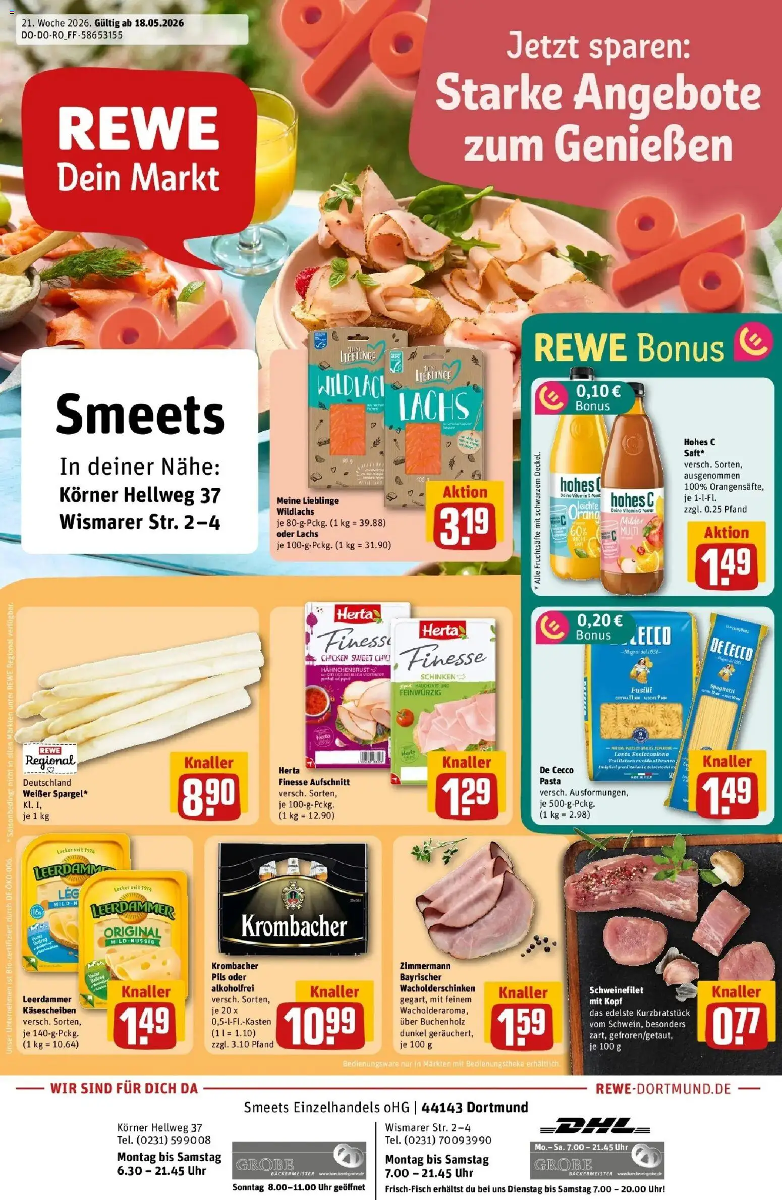 Vorschau von dem Prospekt des Geschäftes Rewe, gültig ab dem 18.05.2026