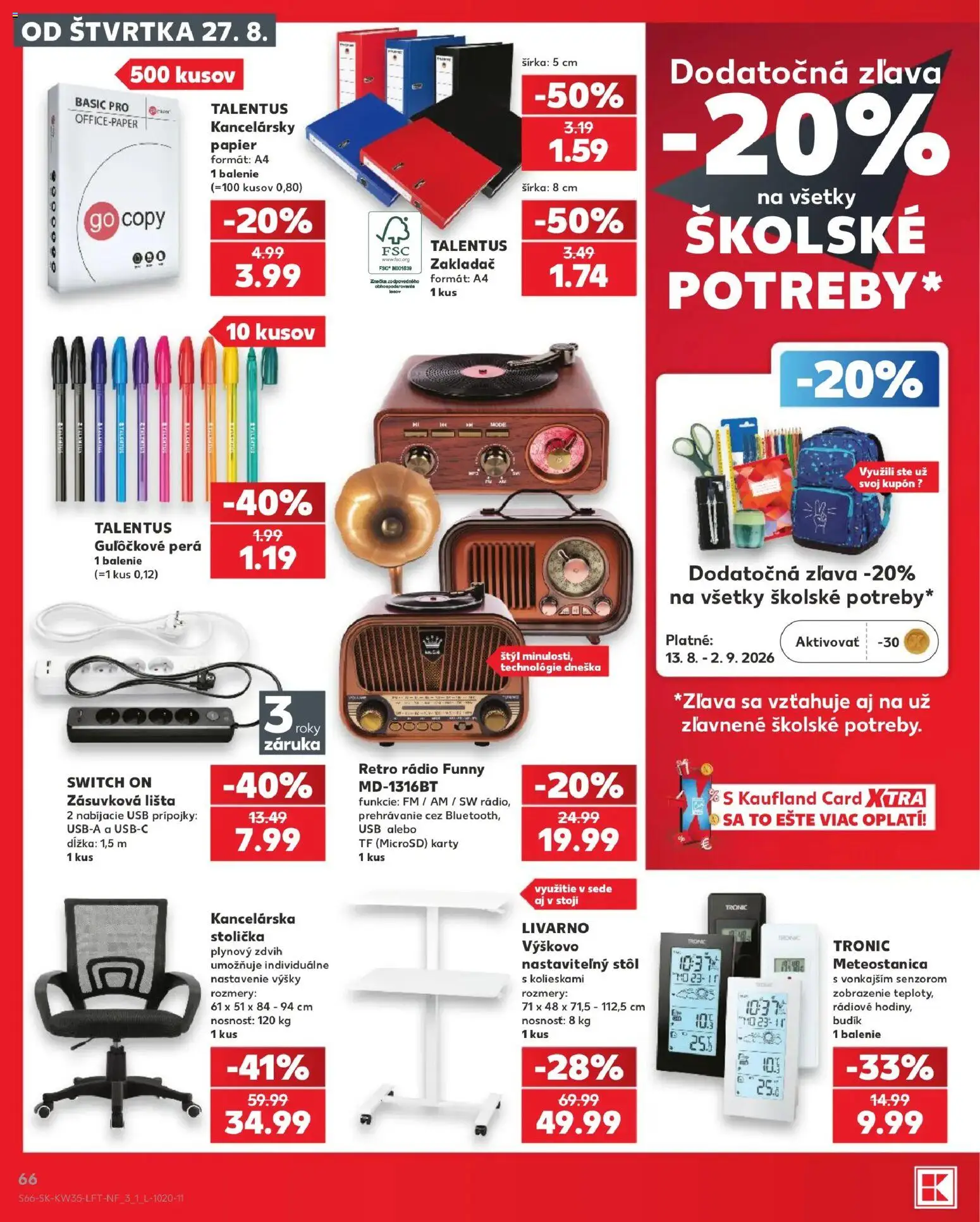 Náhľad Kaufland letáku platného od 27.08.2026