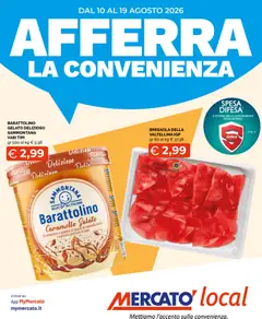 Anteprima dell'opuscolo Mercatò volantino Local dal negozio Mercatò valido da 10/08/2026