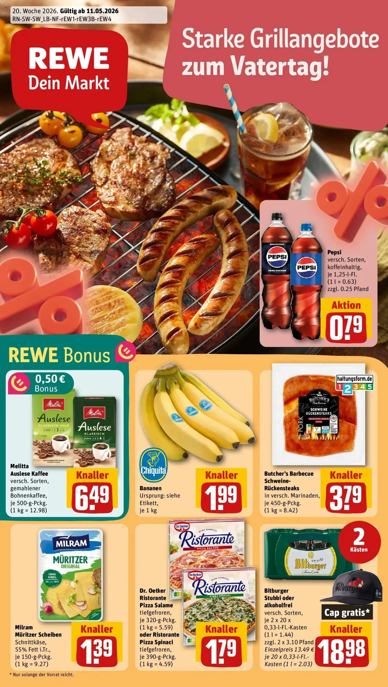 Vorschau von dem Prospekt des Geschäftes Rewe, gültig ab dem 10.05.2026