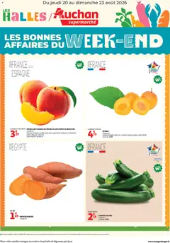 Prévisualisation de Auchan Bons plans du week end du magasin Auchan formulaire valide 20/08/2026