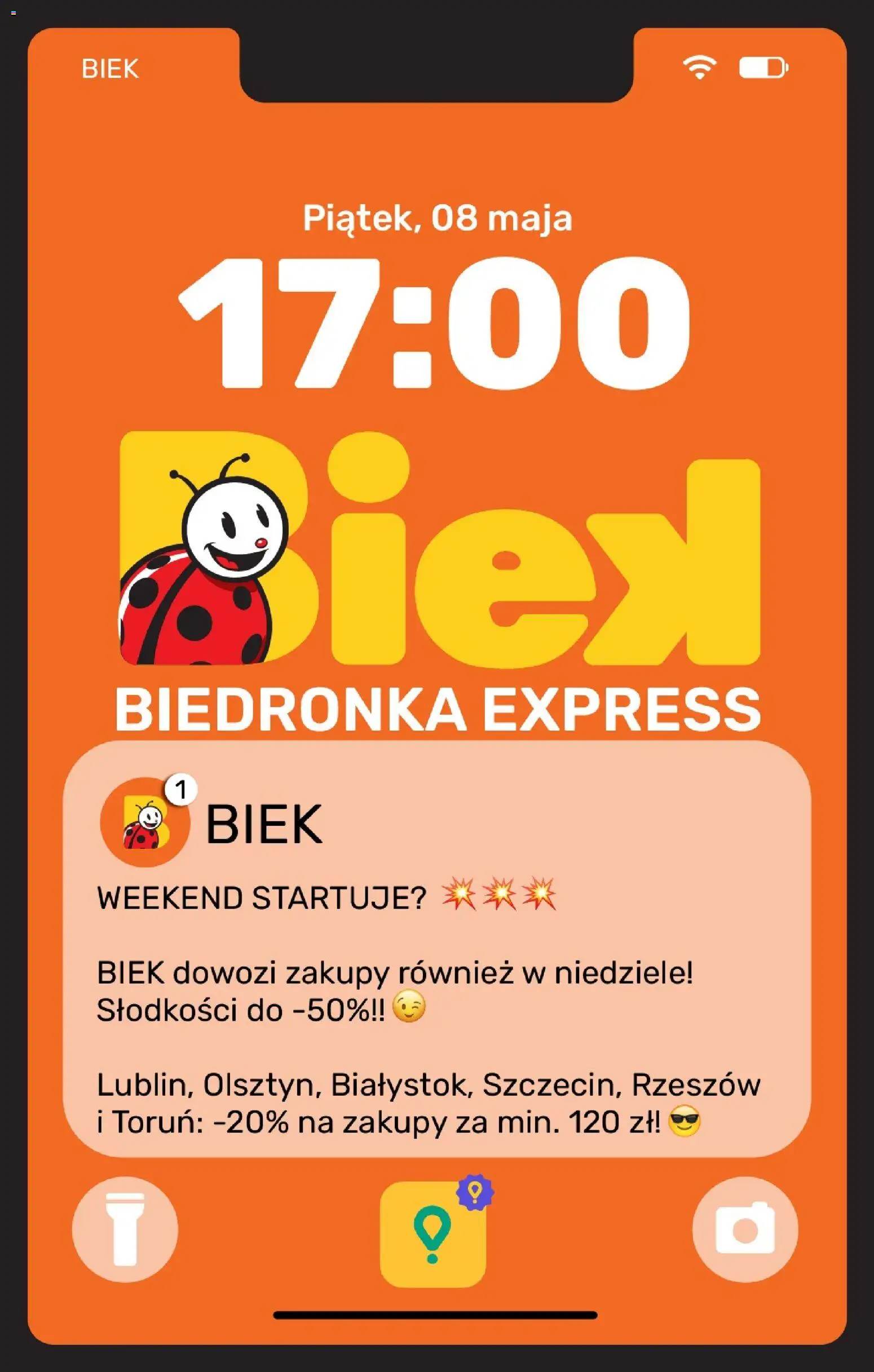 Pogląd gazetki "Biedronka gazetka - Biek" ze sklepu Biedronka ważnej od 08.05.2026