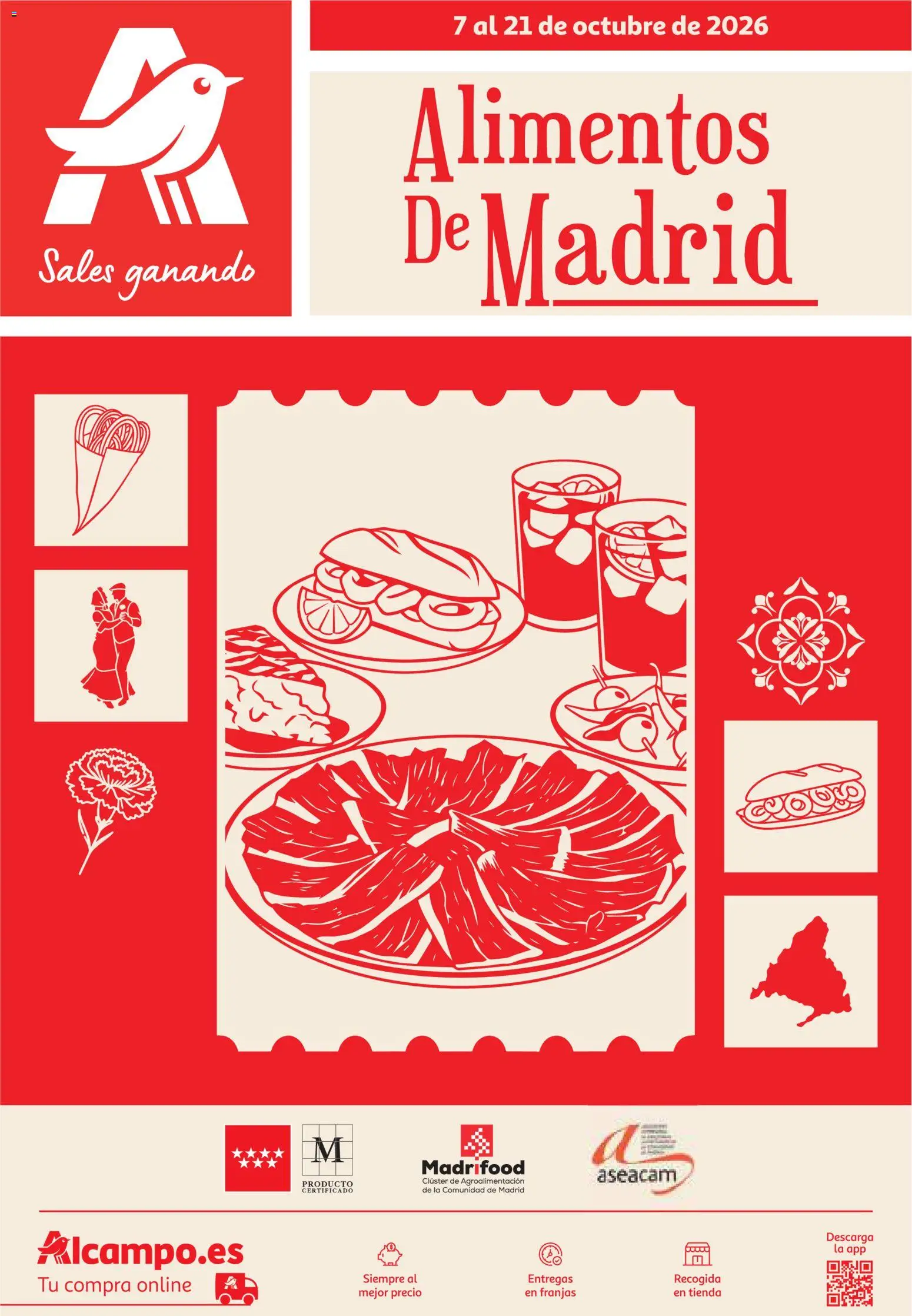 Vista previa del folleto de la tienda Alcampo válido desde el 07/10/2026 - Alimentos