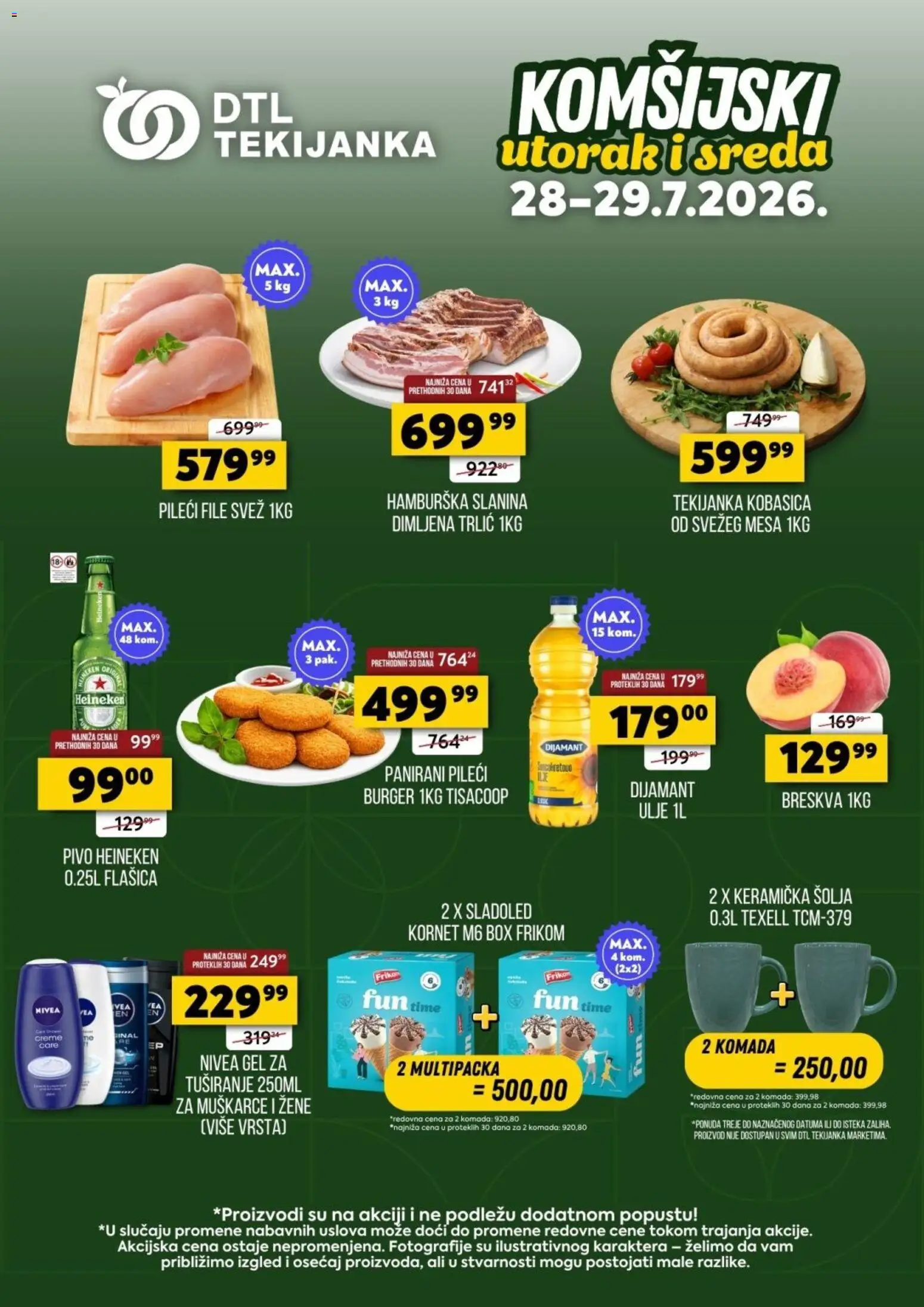 Pregled Tekijanka kataloga - važi od 28.07.2026