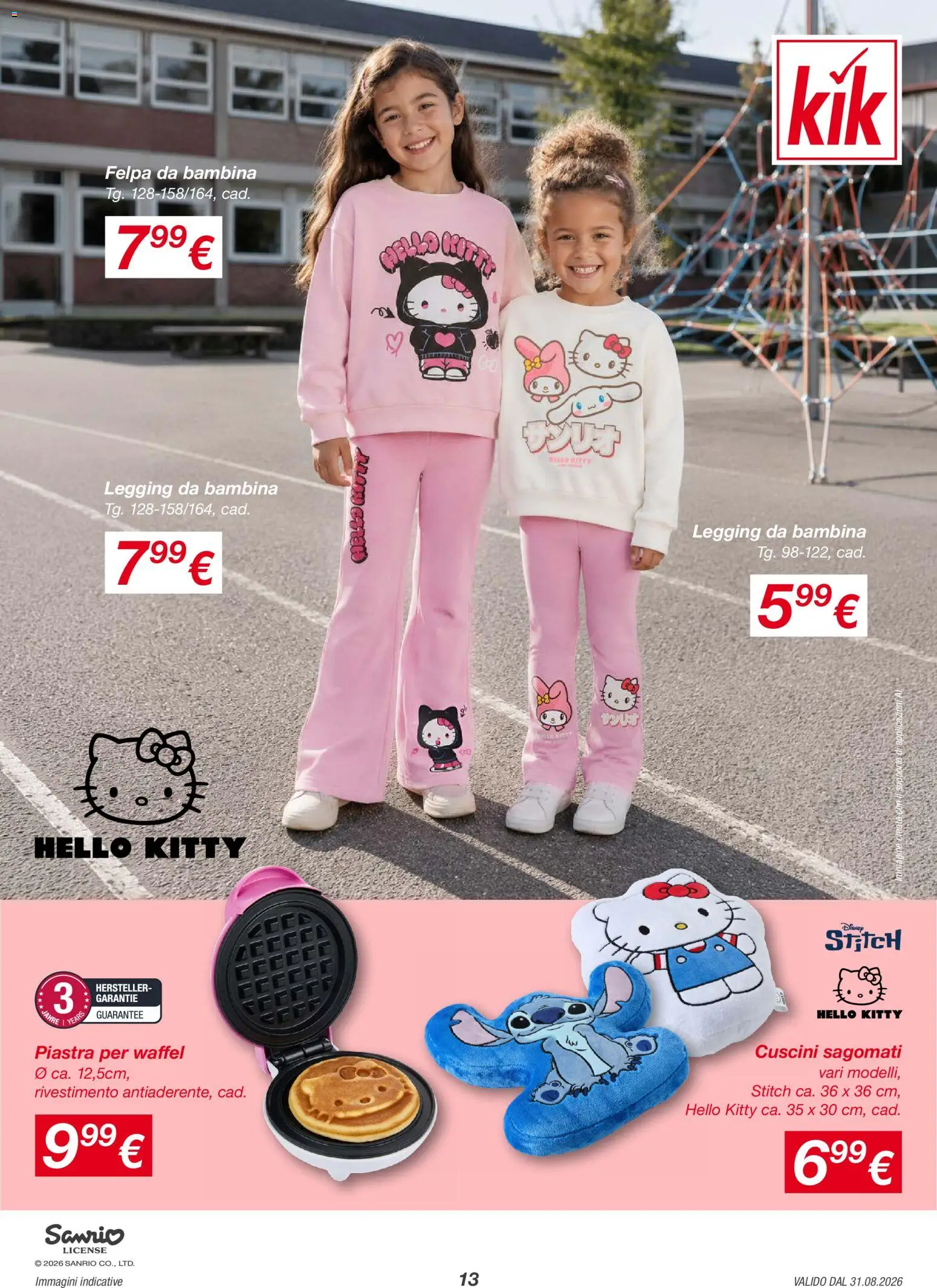 Anteprima dell'opuscolo KiK volantino dal negozio KiK valido da 31/08/2026 - Felpa