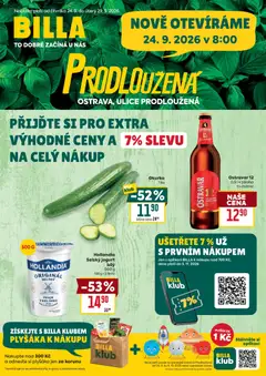 Náhled nabídky: Billa Billa leták - Ostrava platný od 24.09.2026