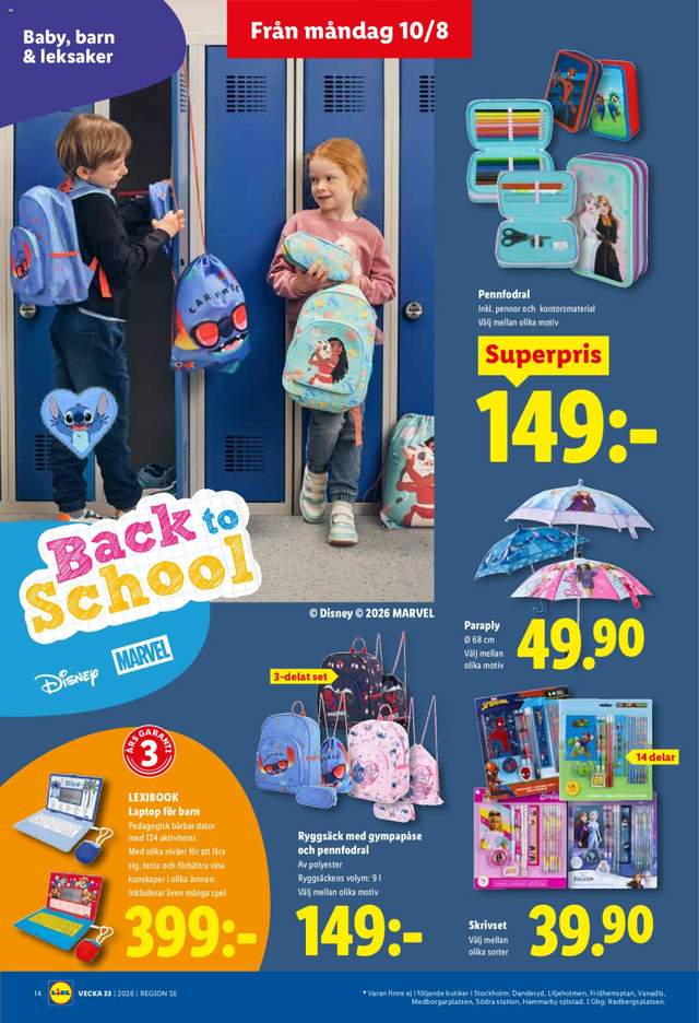 Nytt Lidl reklamblad från 10/08