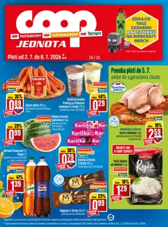 Náhľad COOP Jednota letáku platného od 02.07.2026