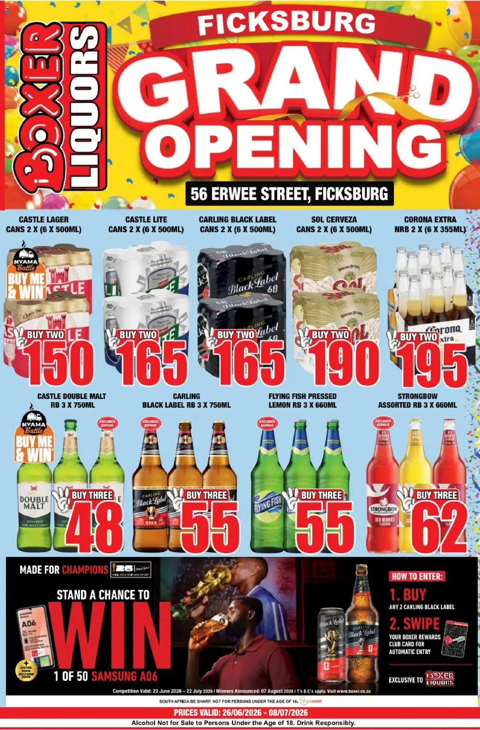 Preview of Boxer flyer valid from 22/06/2026