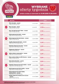 Pogląd gazetki "Makro gazetka - Wybrane oferty tygodnia w dostawie" ze sklepu Makro ważnej od 15.08.2026