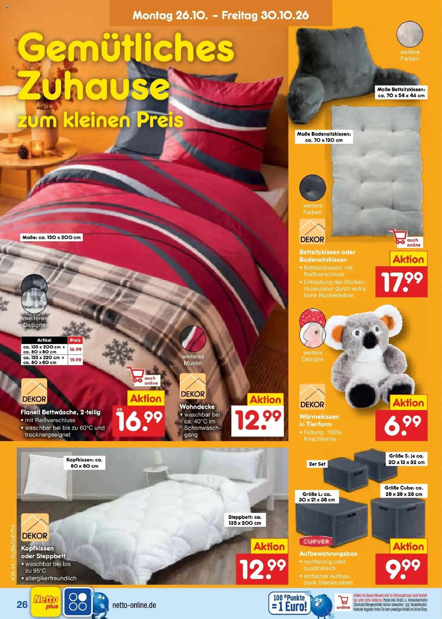 Vorschau von dem Prospekt des Geschäftes Netto Marken-Discount, gültig ab dem 26.10.2026