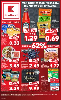 Vorschau von dem Prospekt des Geschäftes Kaufland, gültig ab dem 13.08.2026