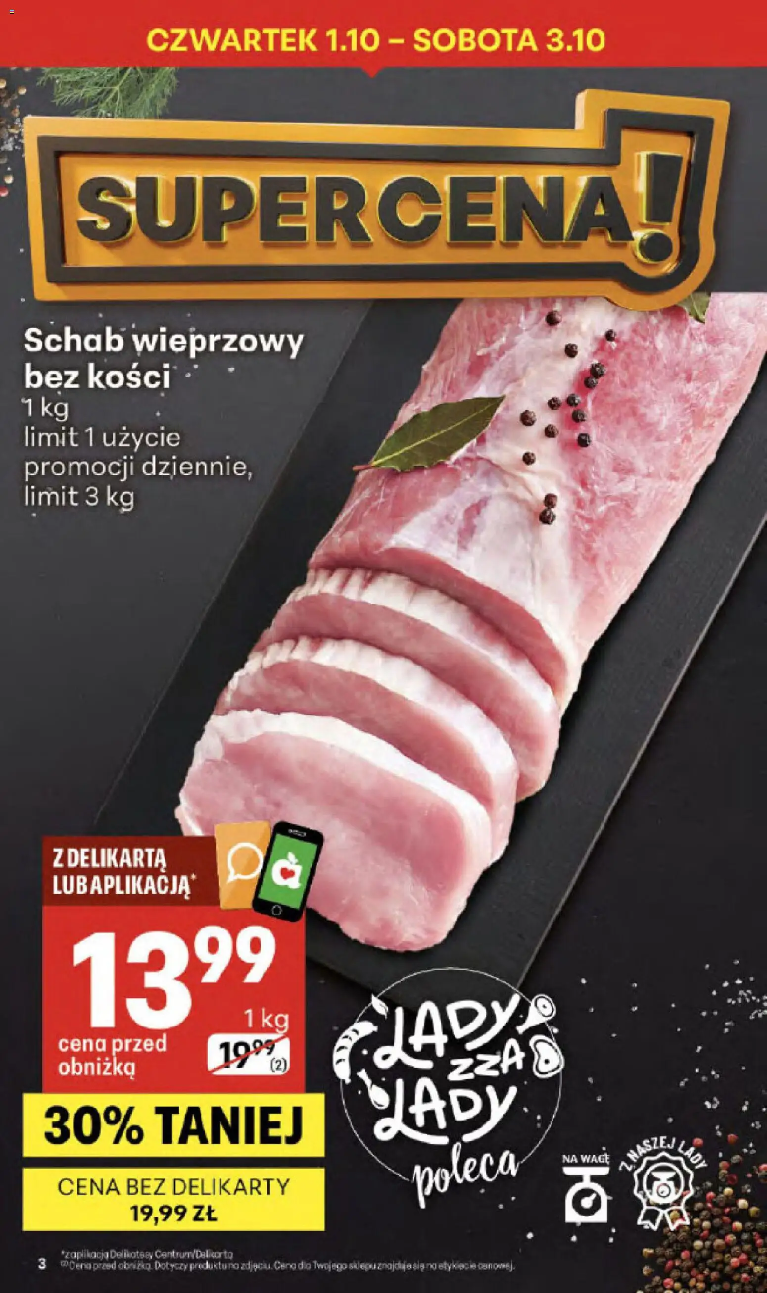Pogląd gazetki "Delikatesy Centrum gazetka" ze sklepu Delikatesy Centrum ważnej od 01.10.2026 - Gołąbki, Delikatesy, Ser, Klopsiki, Kabanos, Wafle, Ser żółty, Ser w plastrach
