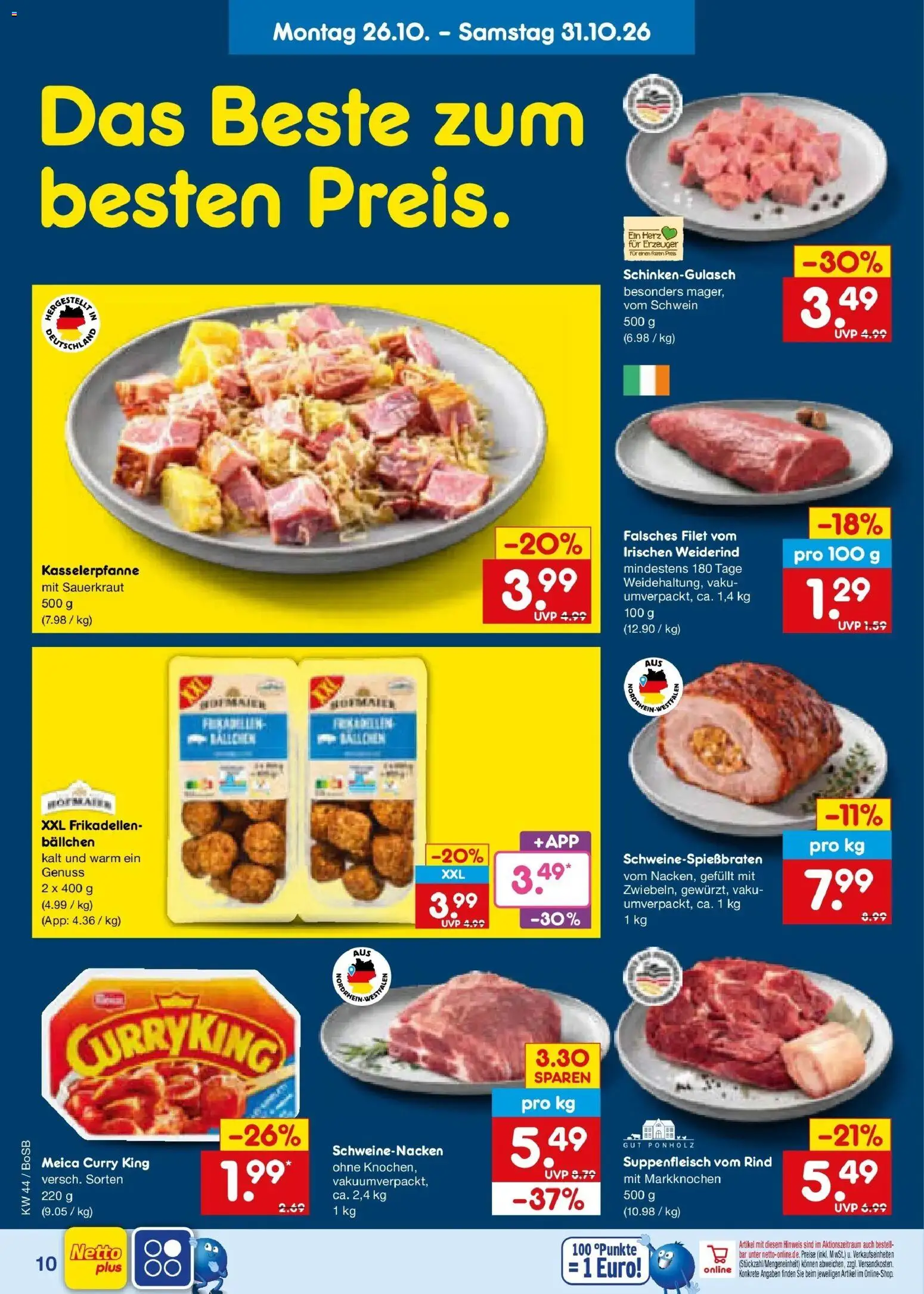 Vorschau von dem Prospekt des Geschäftes Netto Marken-Discount, gültig ab dem 26.10.2026