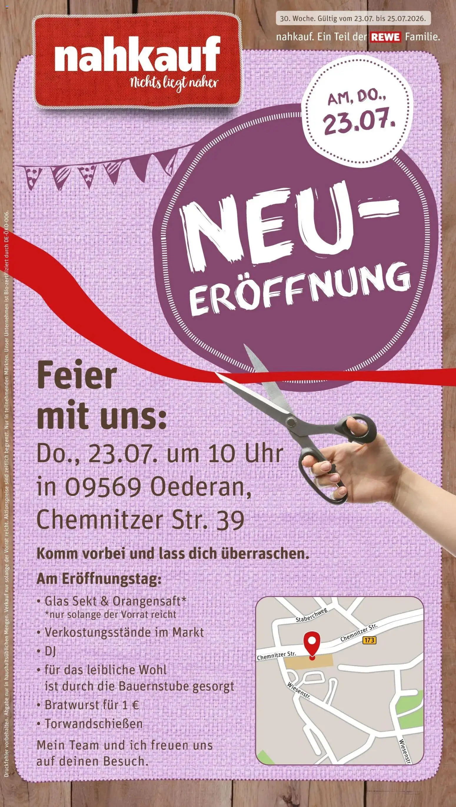 Vorschau von dem Prospekt des Geschäftes Rewe, gültig ab dem 20.07.2026
