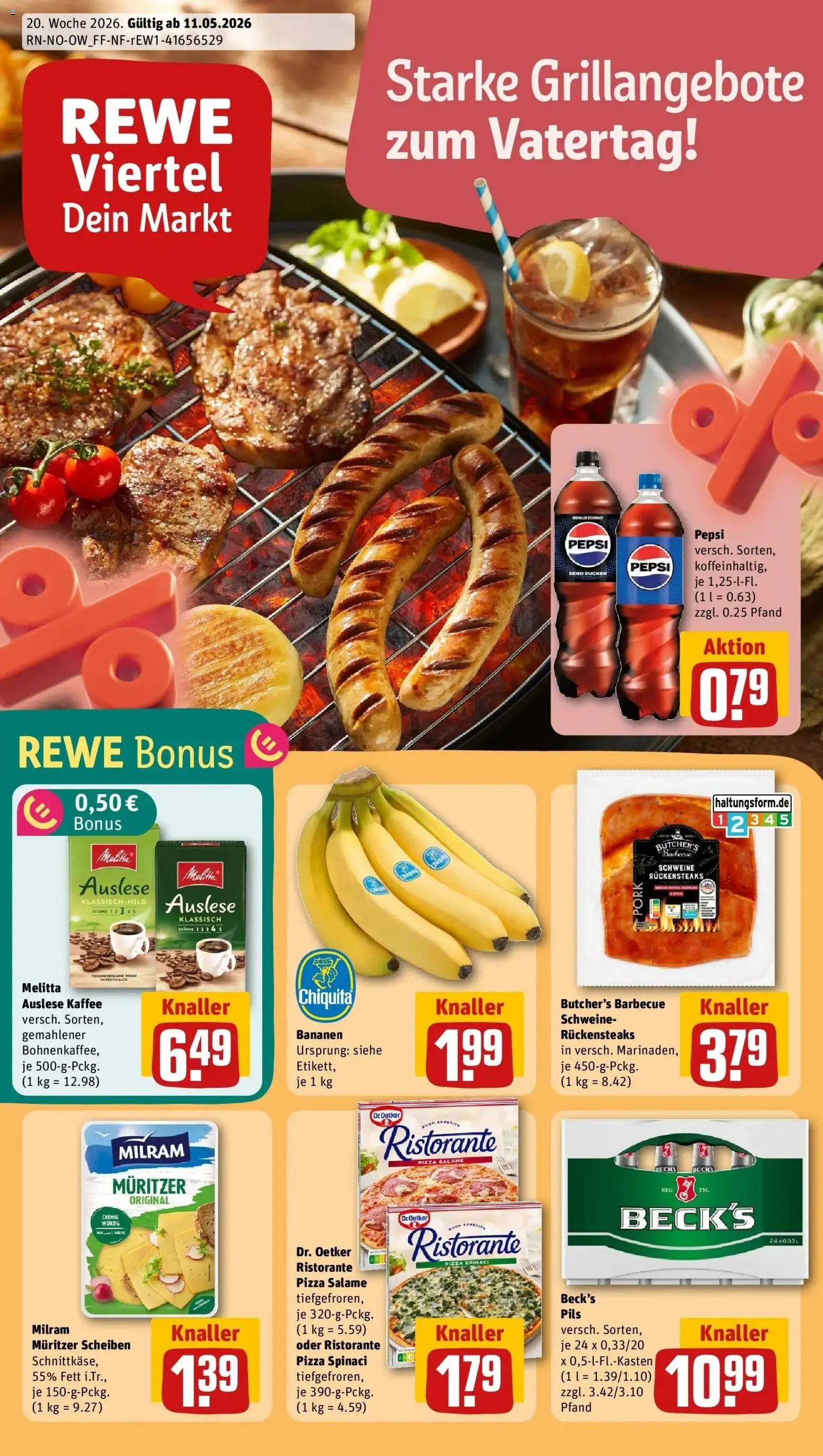 Vorschau von dem Prospekt des Geschäftes Rewe, gültig ab dem 10.05.2026