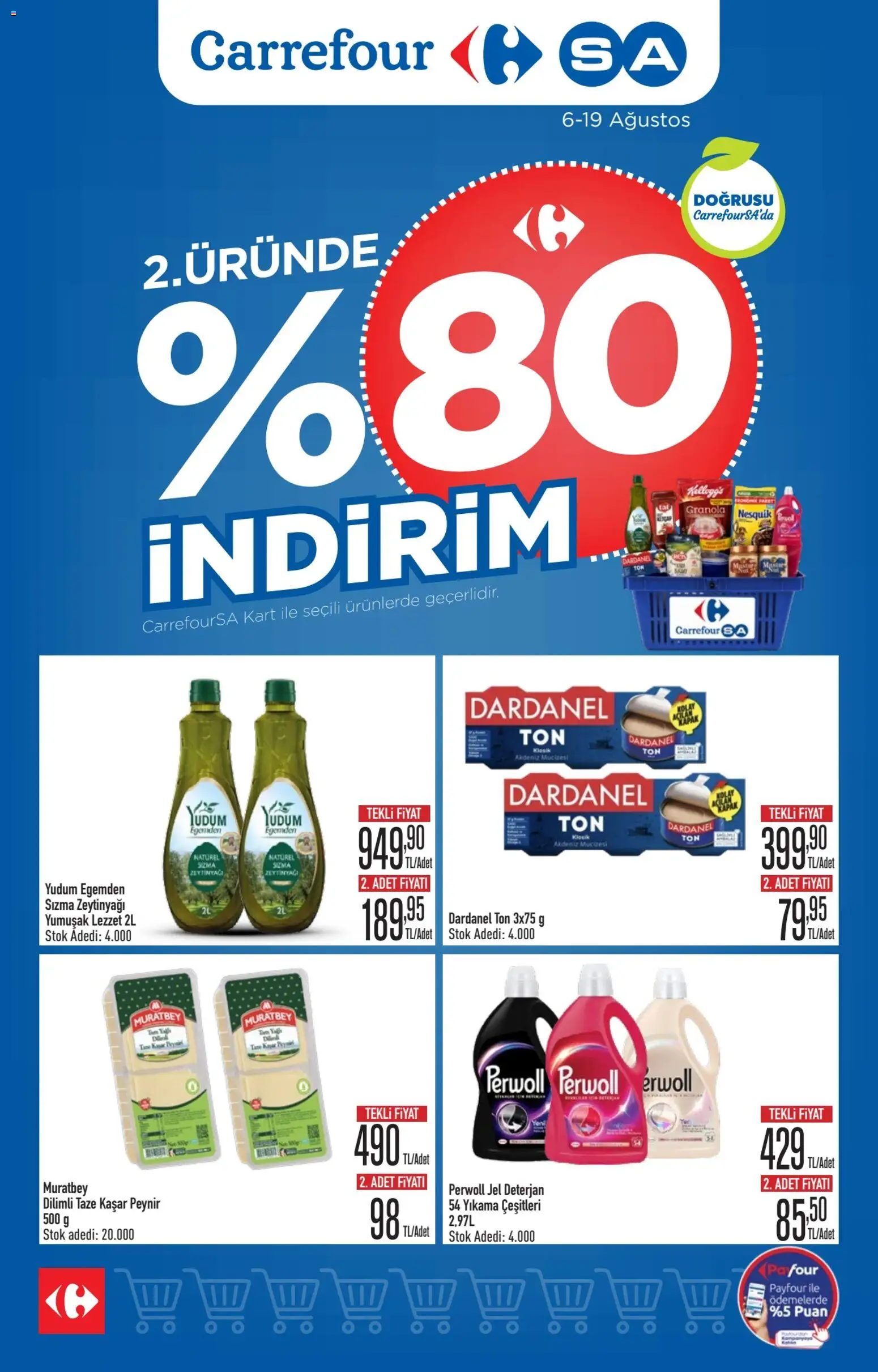 CarrefourSA CarrefourSA Katalog 06.08.2026 - Broşürünün önizlemesi