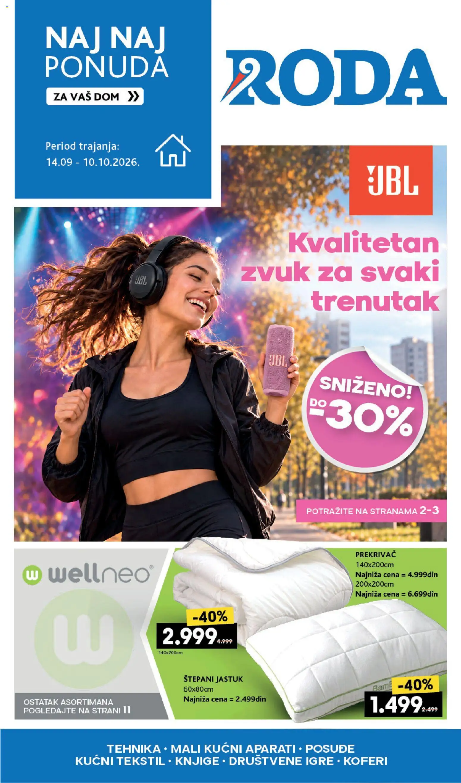 Pregled Roda kataloga - važi od 14.09.2026 - Knjige, Društvene igre, Jastuk, Posuđe