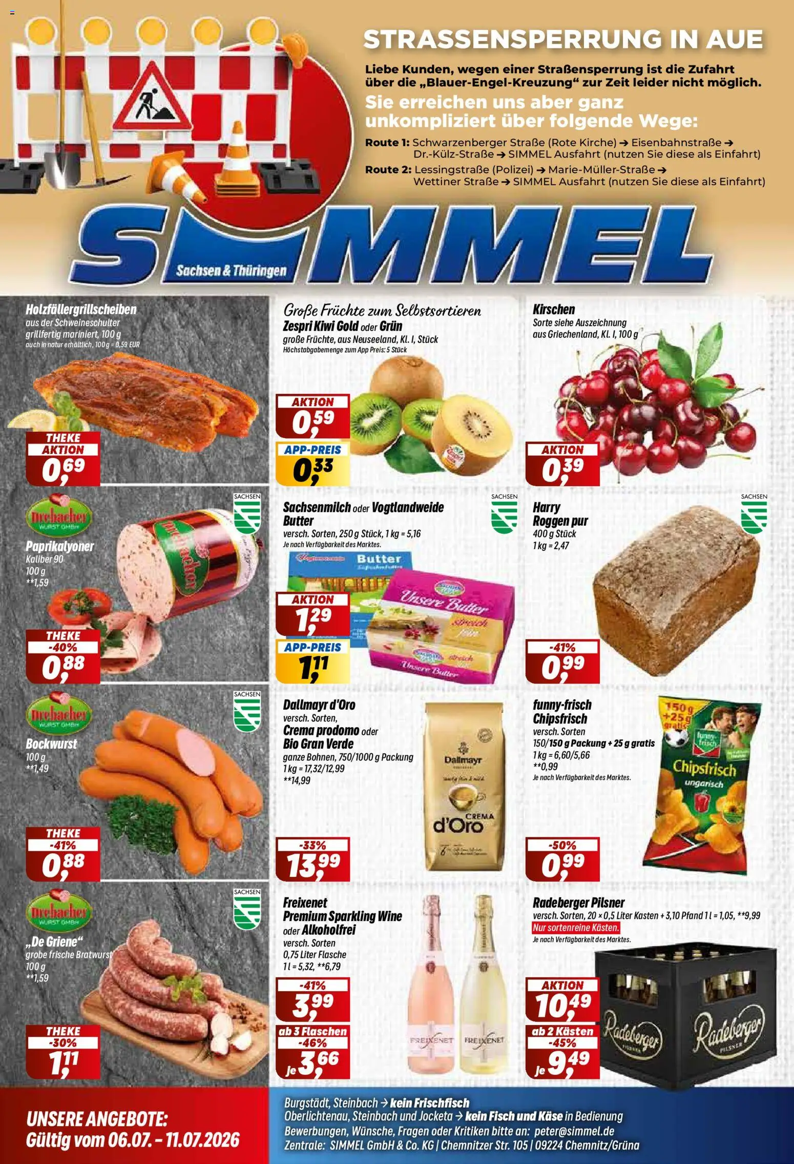Vorschau von dem Prospekt des Geschäftes Simmel, gültig ab dem 06.07.2026