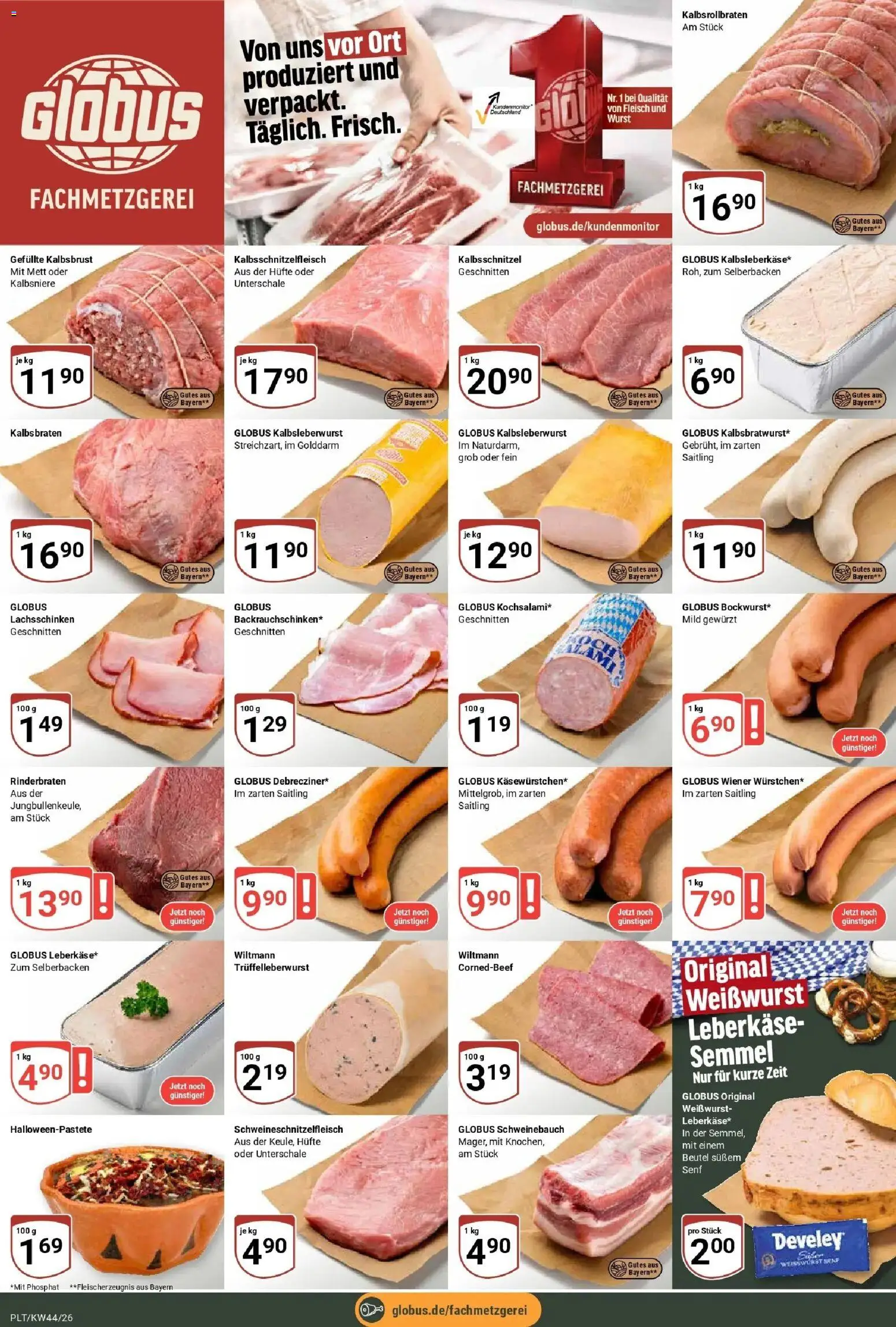 Vorschau von dem Prospekt des Geschäftes Globus, gültig ab dem 26.10.2026