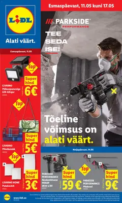 Lidl kliendilehe eelvaade alates 11.05.2026