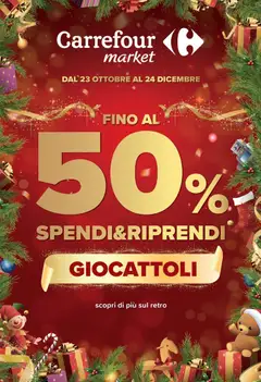 Anteprima dell'opuscolo Carrefour volantino Market Giocattolo dal negozio Carrefour valido da 23/10/2026