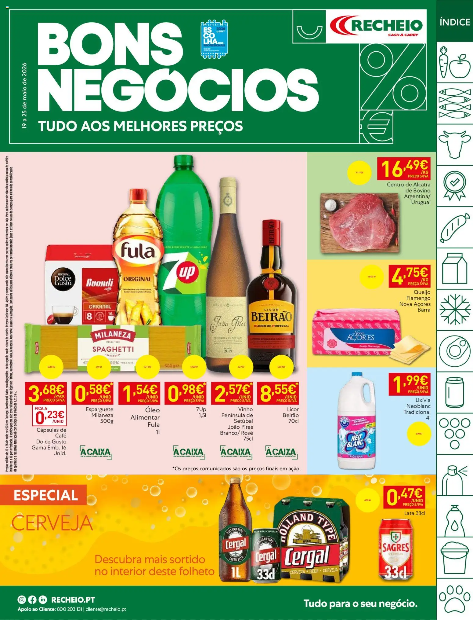 Pré-visualização do folheto da loja Recheio válida a partir de 19/05/2026