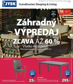 Náhľad JYSK letáku platného od 29.07.2026