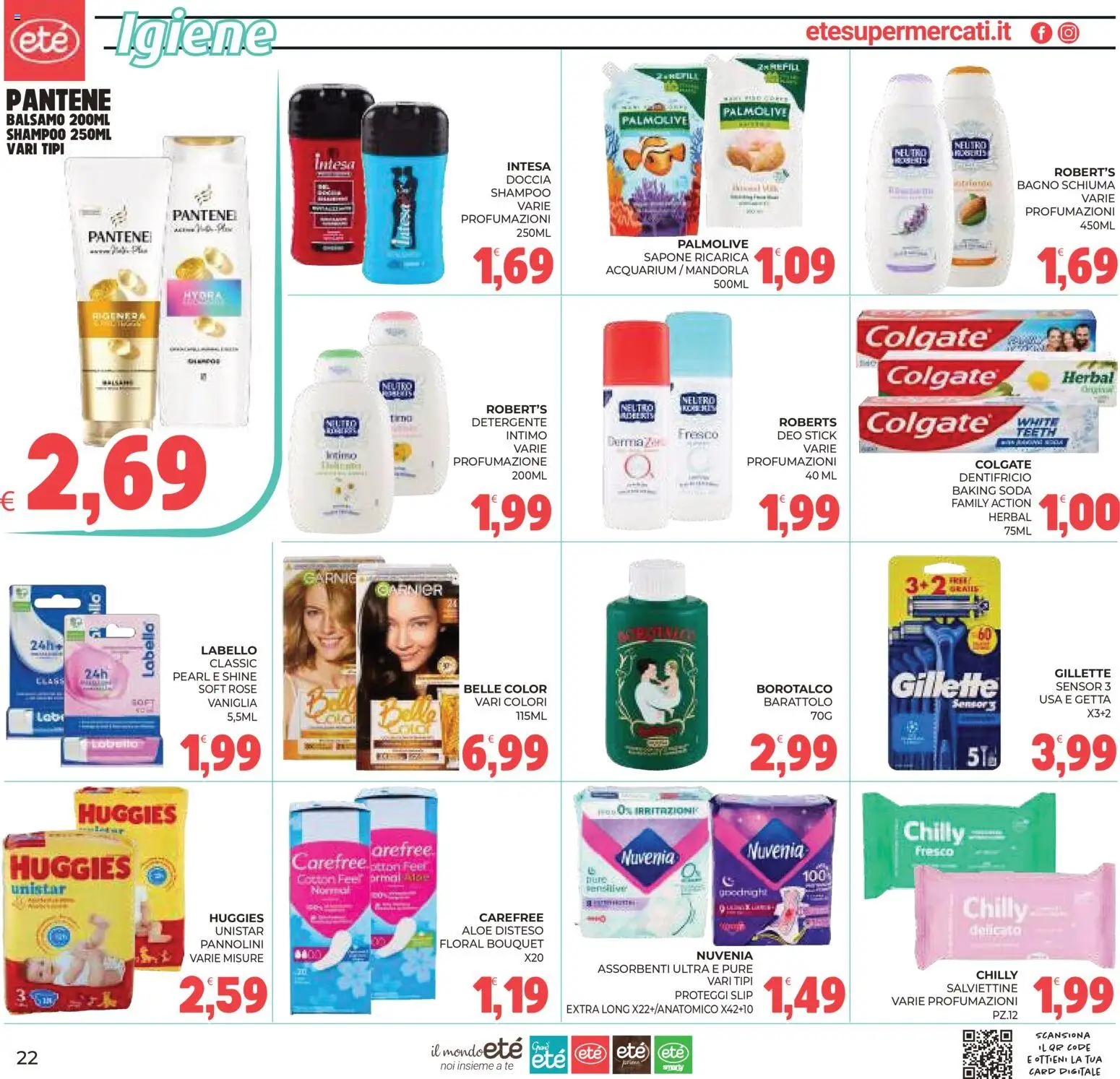 Anteprima dell'opuscolo Eté volantino dal negozio Eté valido da 23/10/2026 - Bagno, Doccia, Intimo, Vaniglia, Assorbenti, Tè, Slip, Schiuma