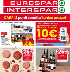 Anteprima dell'opuscolo Eurospar volantino Carpi dal negozio Eurospar valido da 08/10/2026