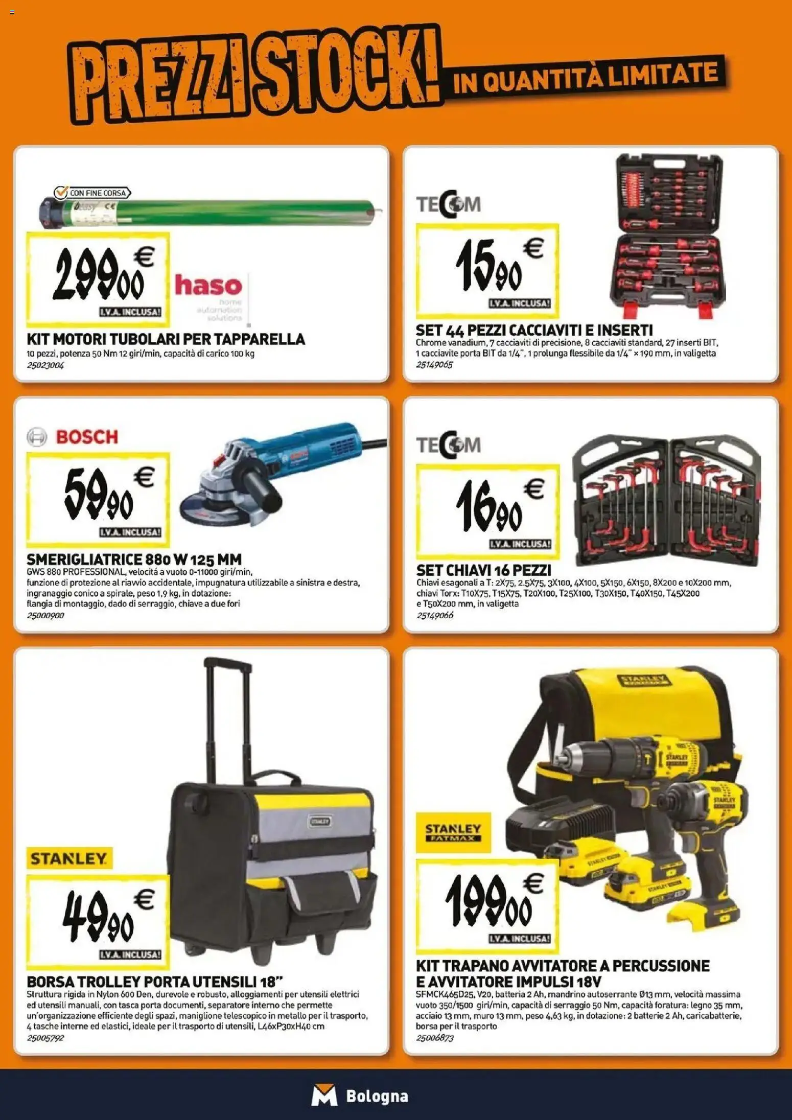 Anteprima dell'opuscolo TECNOMAT catalogo Bologna dal negozio TECNOMAT valido da 29/10/2026