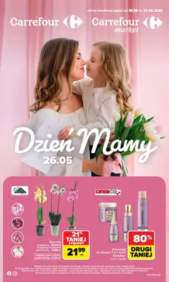 Pogląd gazetki "Carrefour gazetka - Dzień Mamy" ze sklepu Carrefour ważnej od 18.05.2026