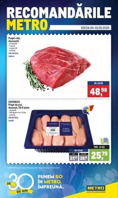 Previzualizarea de cataloage: Metro Metro Catalog valabil de la 04.05.2026