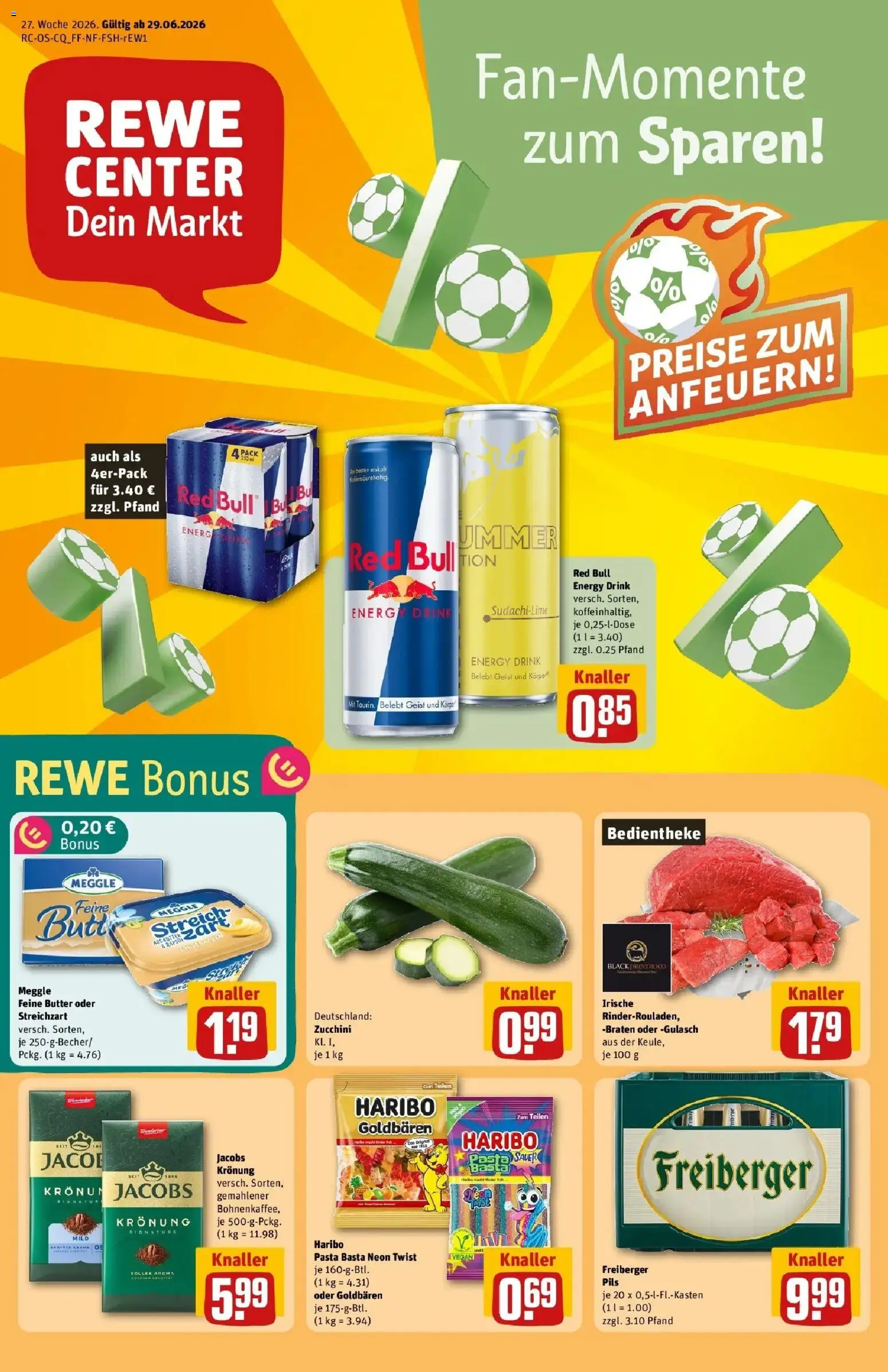 Vorschau von dem Prospekt des Geschäftes Rewe, gültig ab dem 29.06.2026