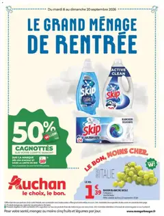 Prévisualisation de Auchan Ménage rentrée hypers du magasin Auchan formulaire valide 08/09/2026