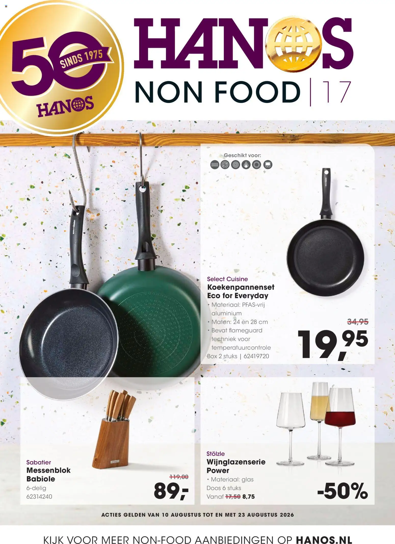Voorbeeld van Hanos folder - Non food van winkel Hanos geldig vanaf 10-08-2026