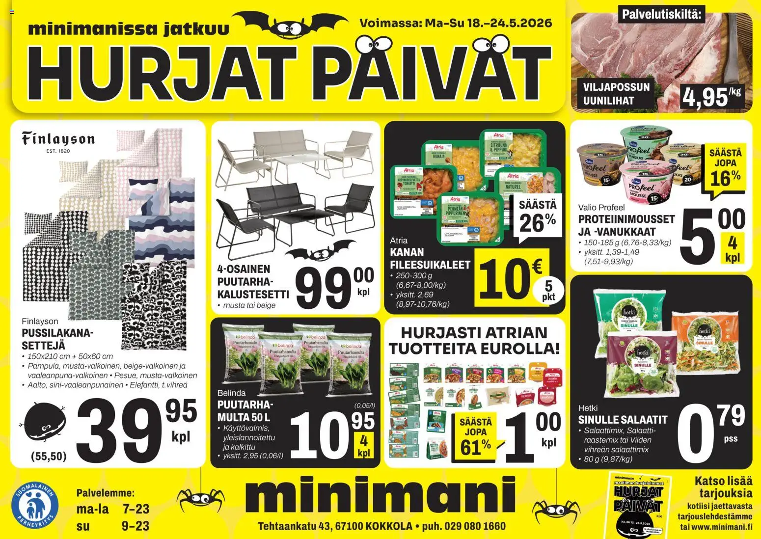 Kaupan Minimani Minimani tarjoukset - Kokkola esikatselu, voimassa 18/05/2026