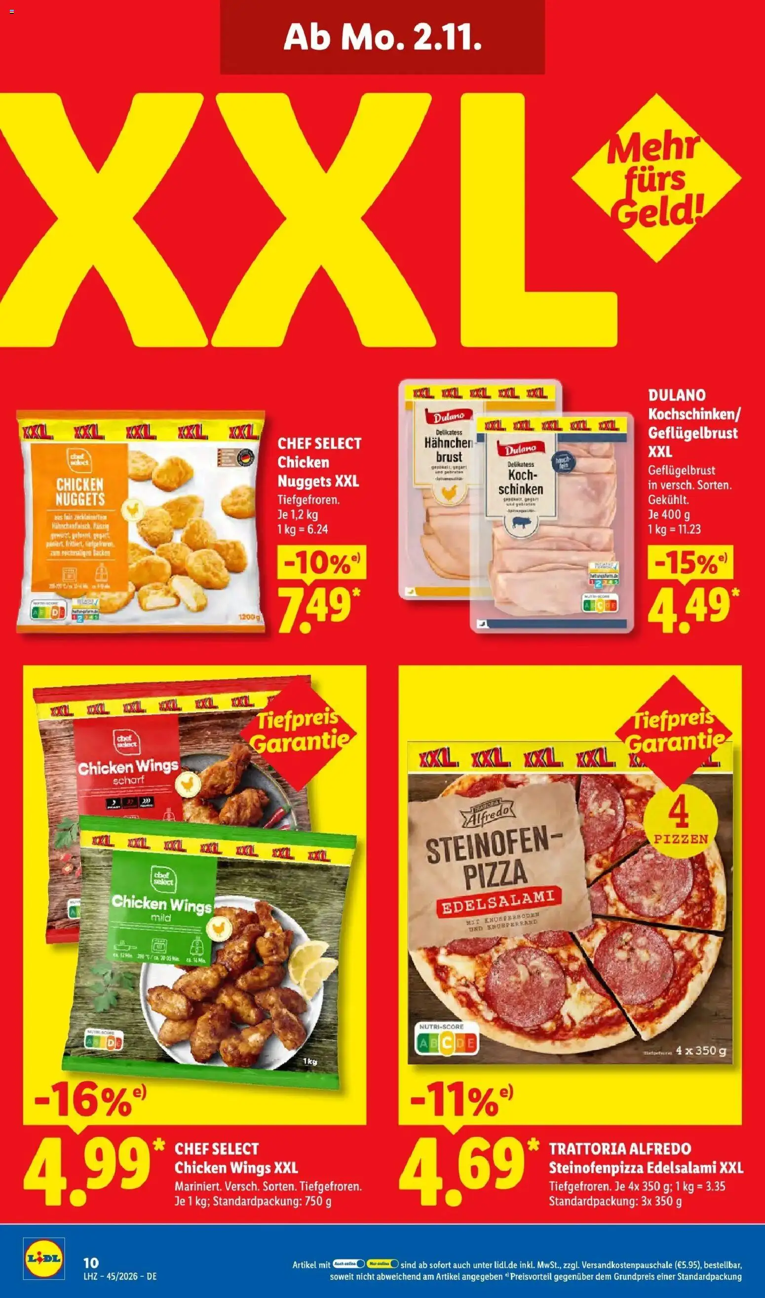 Vorschau von dem Prospekt des Geschäftes Lidl, gültig ab dem 02.11.2026