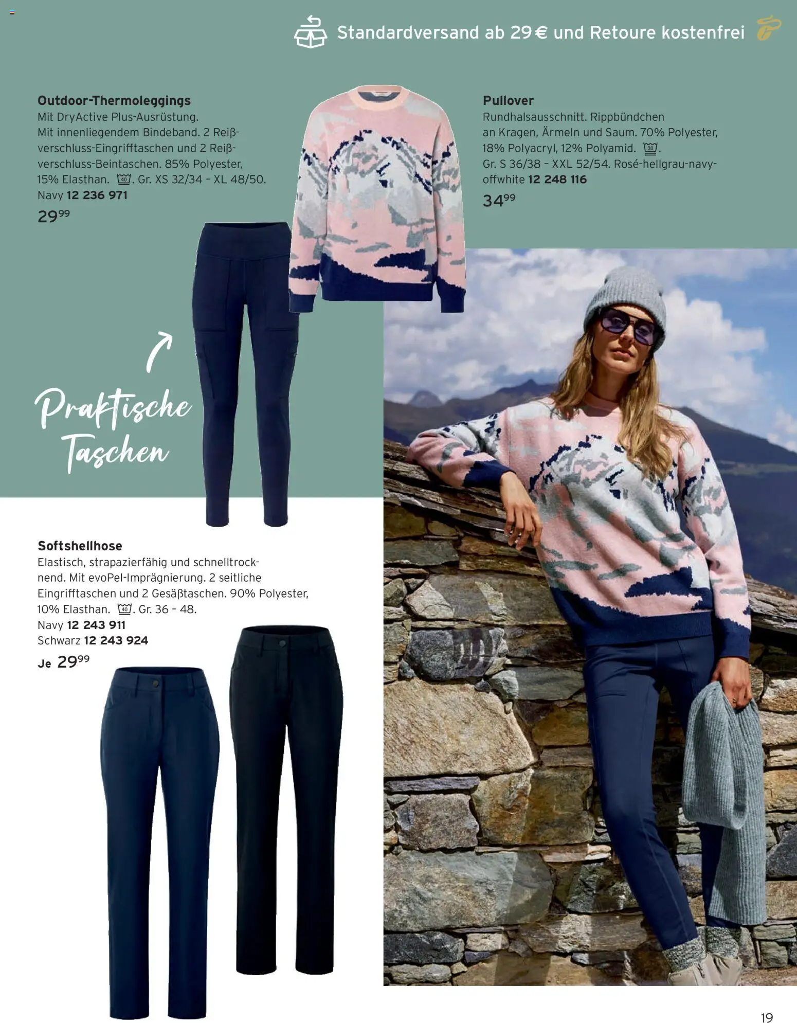 Vorschau von dem Prospekt des Geschäftes Tchibo, gültig ab dem 01.11.2026 - Pullover, Taschen