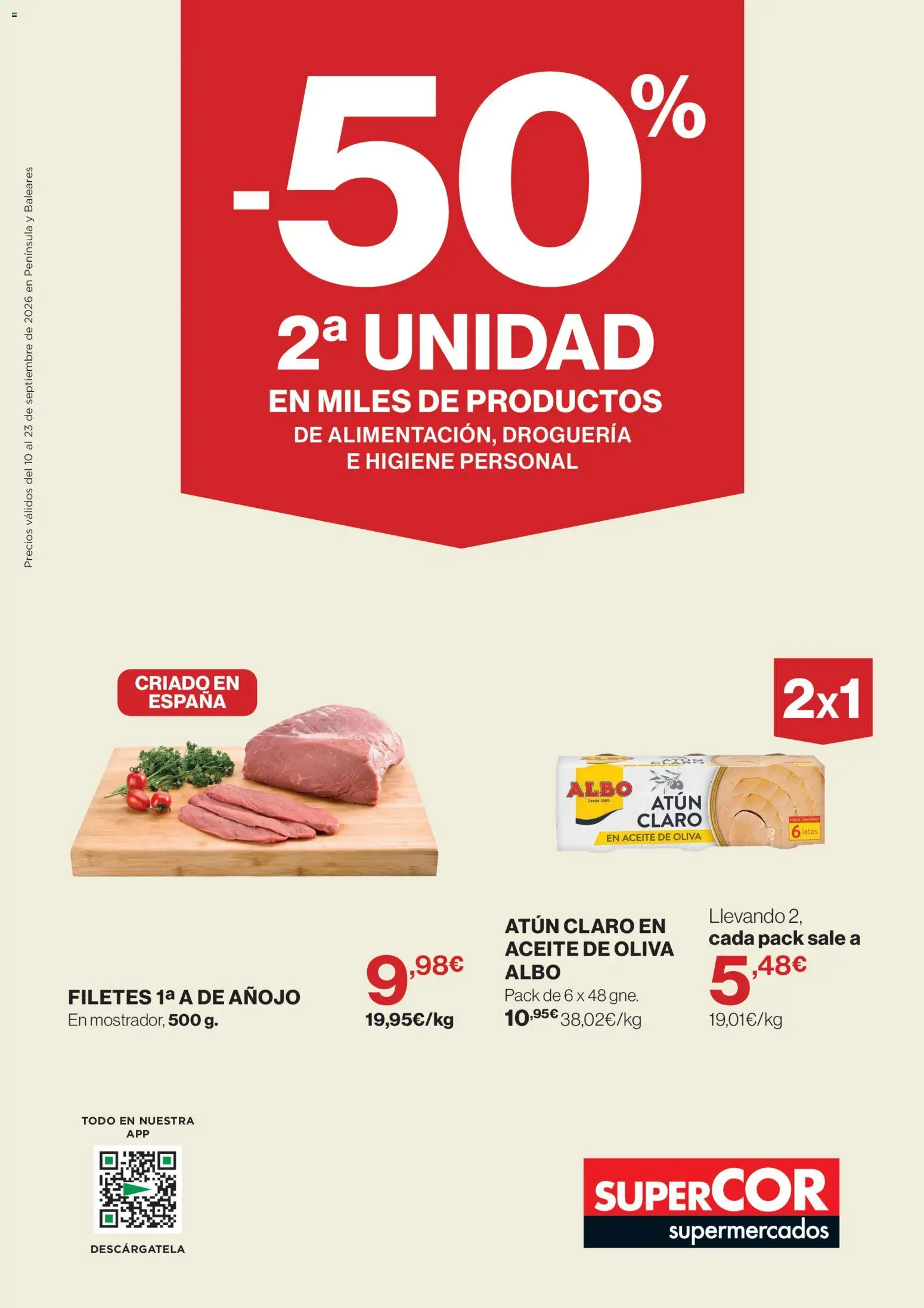 Vista previa del folleto de la tienda Supercor válido desde el 10/09/2026 